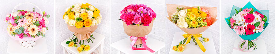 Букеты с доставкой в Ульяновск от Гранд-Флора.